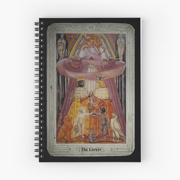 Item preview, Thoth Tarot VI The Lovers + Distressed designed and sold by litmusician.