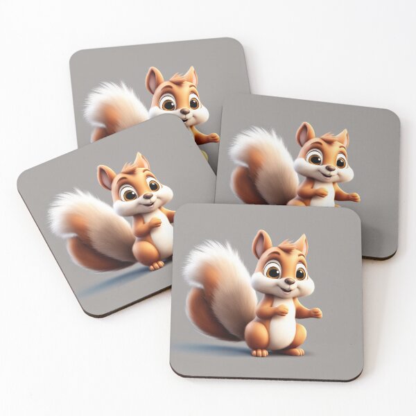 Item preview, Cute Squirrel Waving Hand Cartoon Vector Icon Illustration designed and sold by hjian8219.