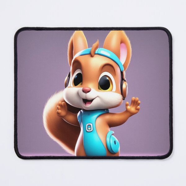 Item preview, Cute Squirrel Waving Hand Cartoon Vector Icon Illustration designed and sold by hjian8219.