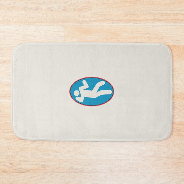 Item preview, Person Silhouette Figure Drowning in Blue Water Outline designed and sold by aestheticqueen.