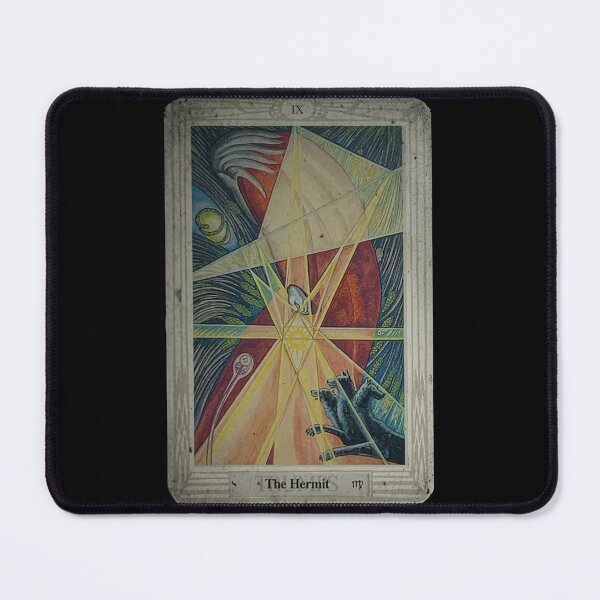 Item preview, Thoth Tarot IX The Hermit + Distressed designed and sold by litmusician.