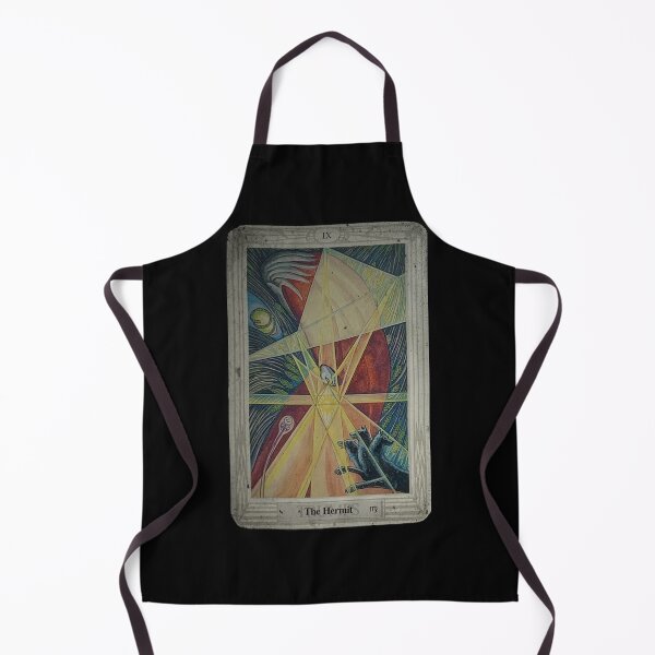 Item preview, Thoth Tarot IX The Hermit + Distressed designed and sold by litmusician.