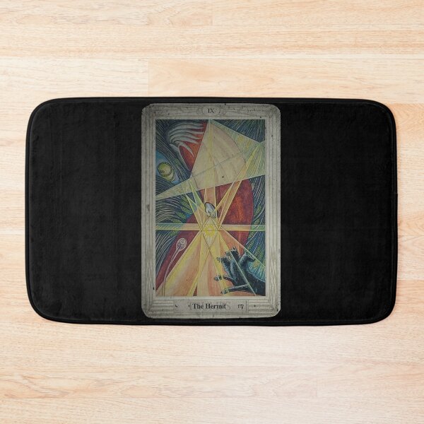 Item preview, Thoth Tarot IX The Hermit + Distressed designed and sold by litmusician.