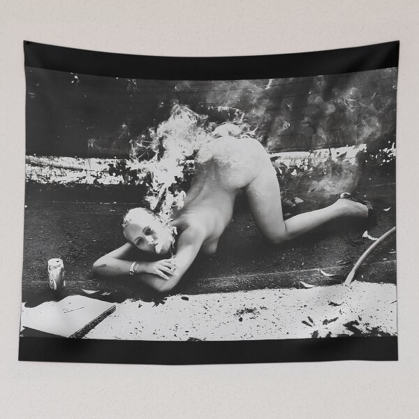 Item preview, hot smoking woman vintage classic designed and sold by goldjuliana.