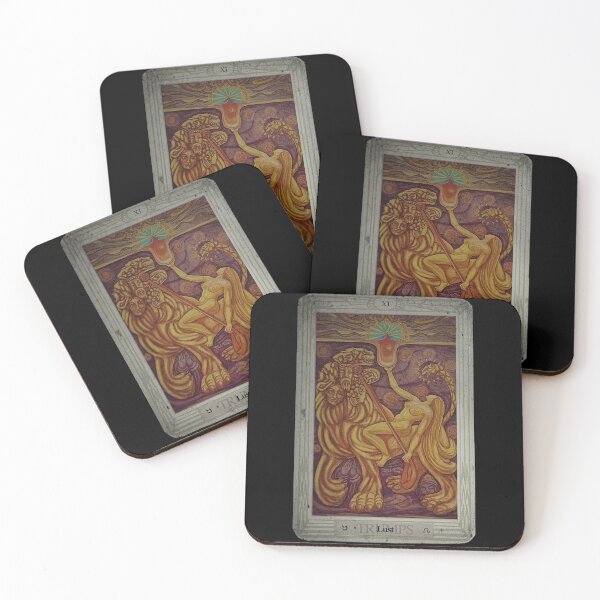 Item preview, Thoth Tarot XI Lust + Distressed designed and sold by litmusician.