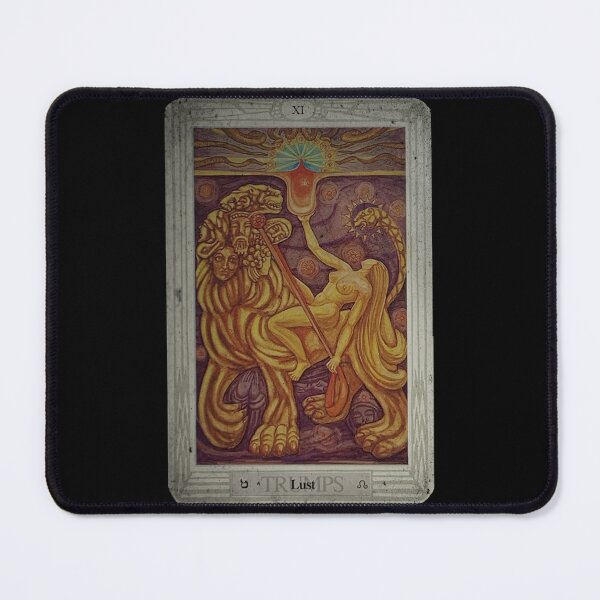 Item preview, Thoth Tarot XI Lust + Distressed designed and sold by litmusician.
