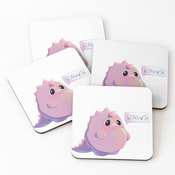 Item preview, Bogchoncho Dino Rawr Rosa designed and sold by Chibizl.