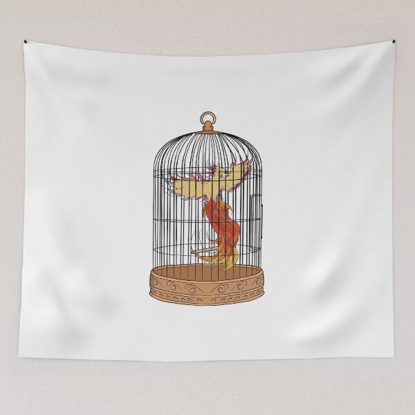 Item preview, A phoenix inside a cage designed and sold by shopdiego.