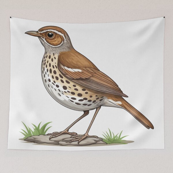 Item preview, Sri Lankan Spot Winged Thrush designed and sold by laguitan10.
