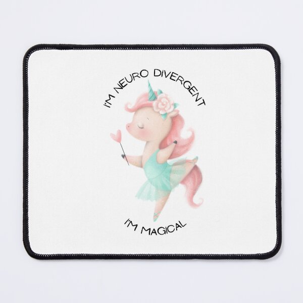 Item preview, I'm NeuroDivergent. I'm Magical. Unicorn designed and sold by lesleydobis.