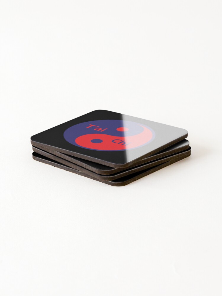 Thumbnail 4 of 5, Coasters (Set of 4), Tai-Chi designed and sold by InfinitePathArt.