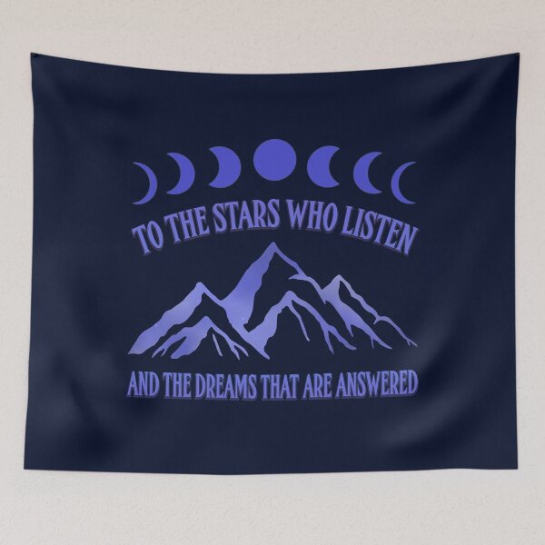 Item preview, To the Stars Who Listen and the Dreams that are Answered designed and sold by Mint-Rose.