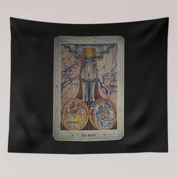 Item preview, Thoth Tarot XV The Devil + Distressed designed and sold by litmusician.