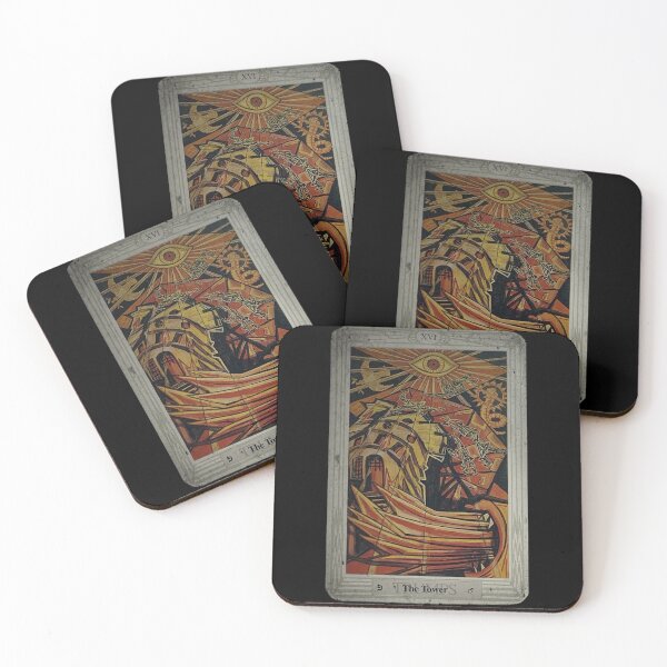 Item preview, Thoth Tarot XVI The Tower + Distressed designed and sold by litmusician.