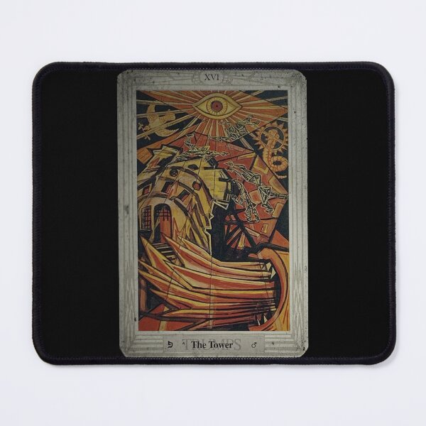 Item preview, Thoth Tarot XVI The Tower + Distressed designed and sold by litmusician.