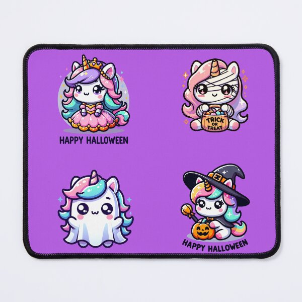 Item preview, Kawaii Unicorn Halloween stickers and more designed and sold by CRandRRstickers.