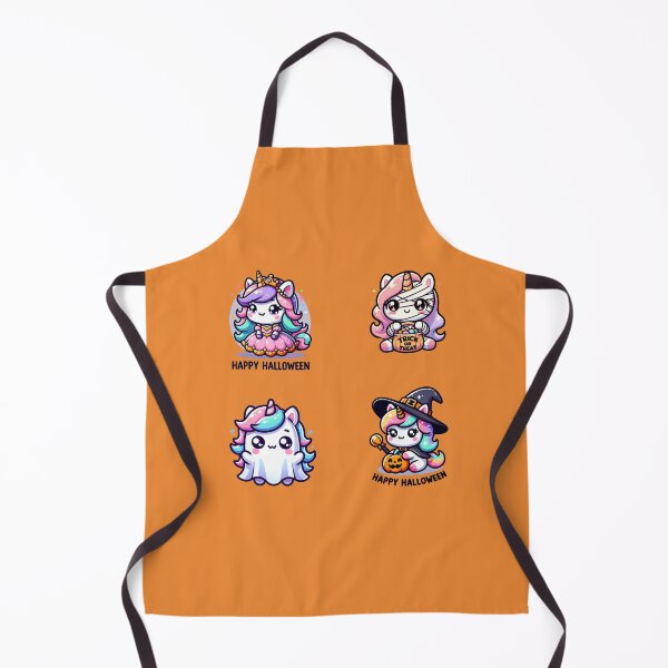 Item preview, Kawaii Unicorn Halloween stickers and more designed and sold by CRandRRstickers.