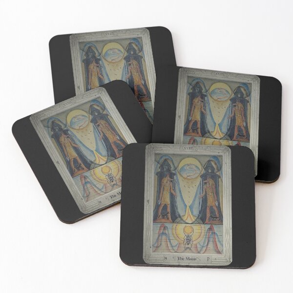 Item preview, Thoth Tarot XVIII The Moon + Distressed designed and sold by litmusician.