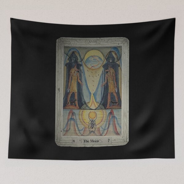 Item preview, Thoth Tarot XVIII The Moon + Distressed designed and sold by litmusician.