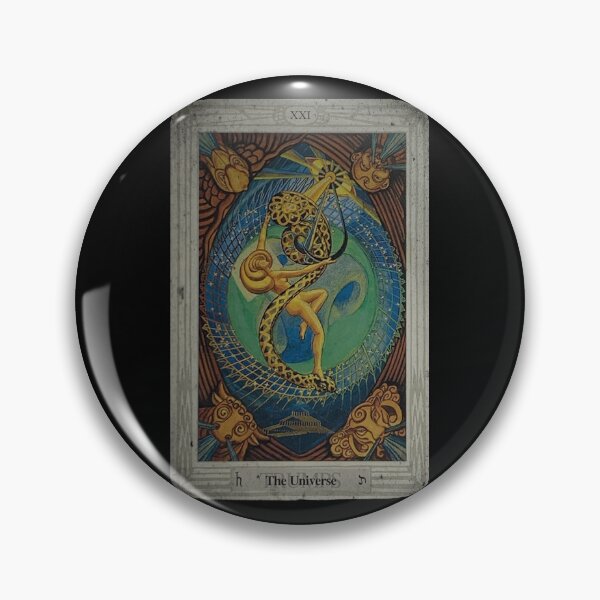 Item preview, Thoth Tarot XXI The Universe + Distressed designed and sold by litmusician.