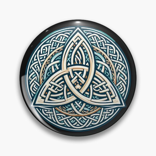 Item preview, Trinity Knot Triquetra Celtic Knot Mystic Triad Radiance designed and sold by HolidayT-Shirts.