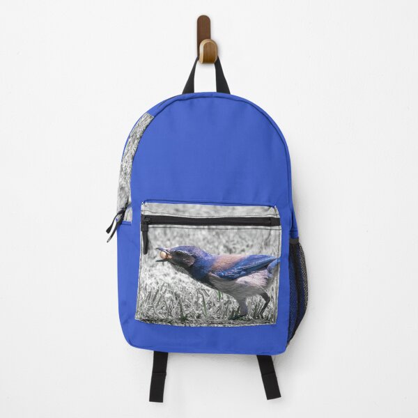 Item preview, Scrub Jay Collecting Bark Butter Bits designed and sold by CarolM.