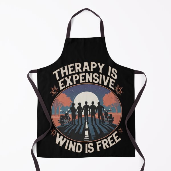 Item preview, Retro Biker Fan T-Shirt Therapy Costs, Wind is Free Tshirt for Bikers Fans Shirt designed and sold by piketo.
