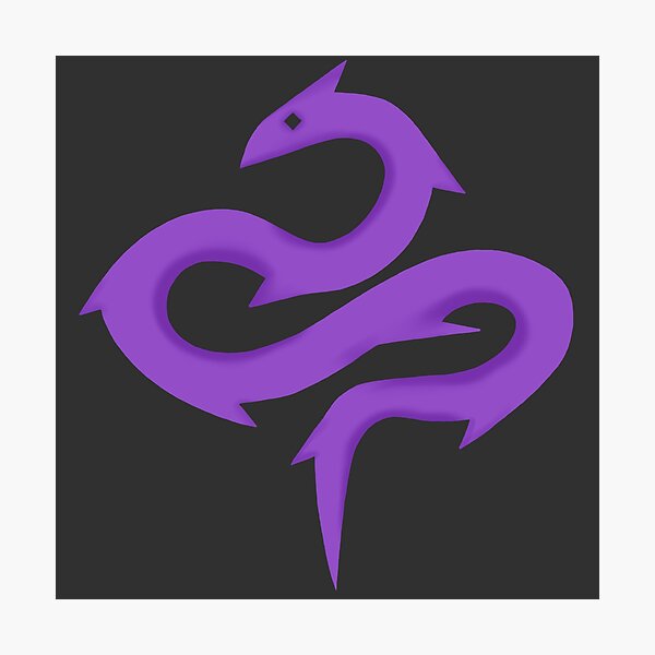 Item preview, Shadow Dragons - Veilguard Purple designed and sold by The Nameless Nerd's Shop.