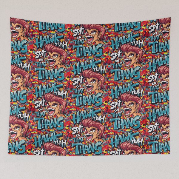 Item preview, Hawk Tuah Spit On That Thang Meme Graffiti Style Quote designed and sold by TheArtOfPat.