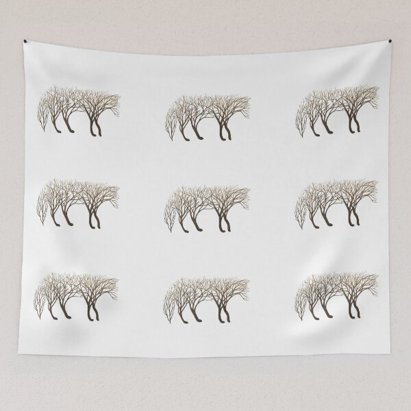 Item preview, Can't see the Coyote in the Trees, Natural designed and sold by Fractalyze.