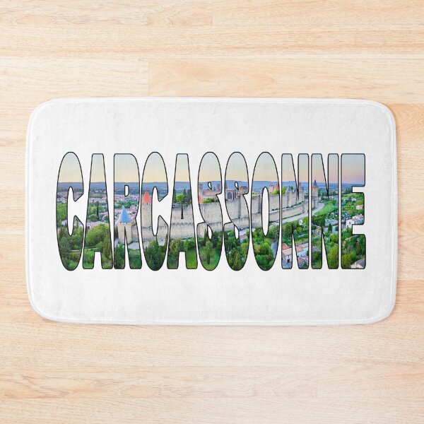 Item preview, CARCASSONNE - Languedoc France Sunrise Aerial Old Town designed and sold by Adam Gormley.