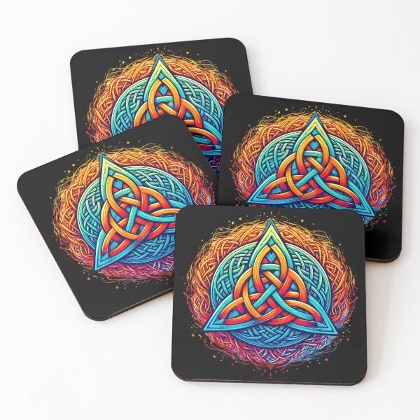 Artikelvorschau, Dreifaltigkeitsknoten Triquetra Keltischer Knoten Zeitloses Triquetra-Glühen entworfen und verkauft von HolidayT-Shirts.