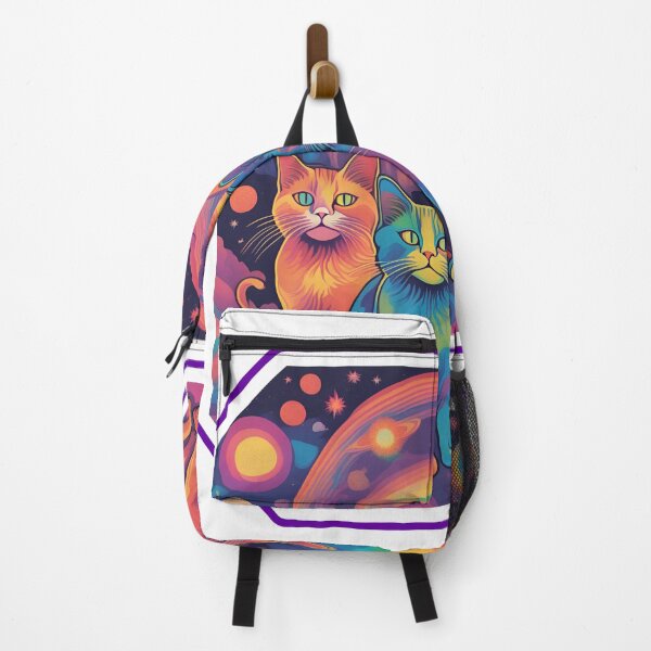 Item preview, 4 Colorful Astro-Kittens designed and sold by Holy Coast Threads (Formerly ChristianFlower).