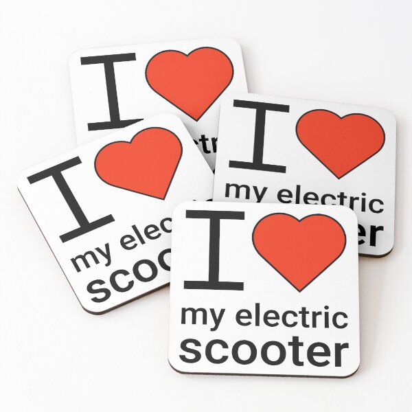 Item preview, I love my electric scooter  designed and sold by Rachel the Artist .