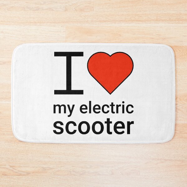Item preview, I love my electric scooter  designed and sold by Rachel the Artist .