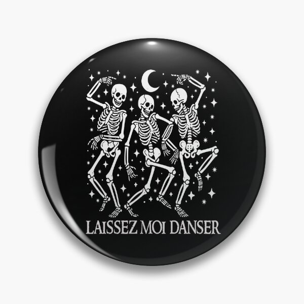 Item preview, Laissez Moi Danser French La Toussaint Funny Halloween Dancing Skeletons Costume  designed and sold by Bad Kitty Designz.