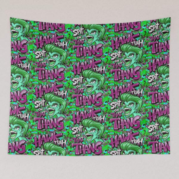 Item preview, Hawk Tuah Spit On That Thang Meme Graffiti Style Quote designed and sold by TheArtOfPat.