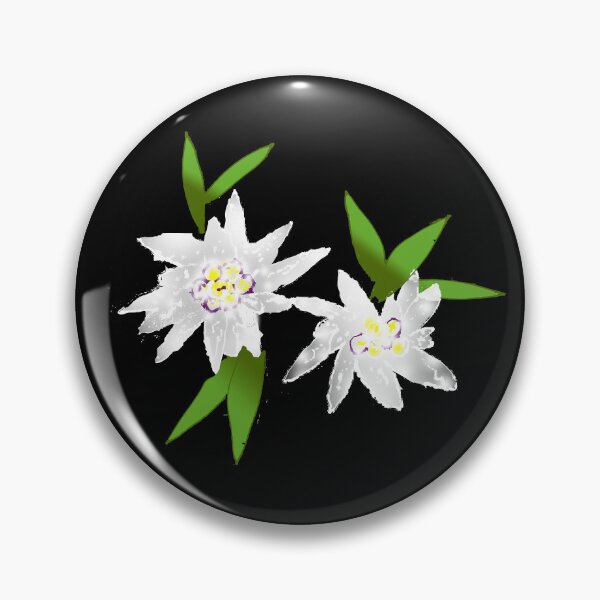 Item preview, Edelweiss flower art alpine flower lover European Alps lover  designed and sold by Artstastic.