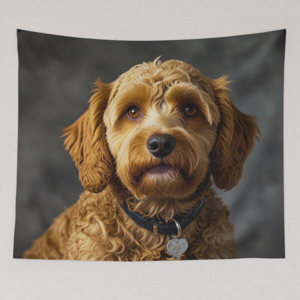 Item preview, Cockerpoo Portrait designed and sold by ChaosReigns91.