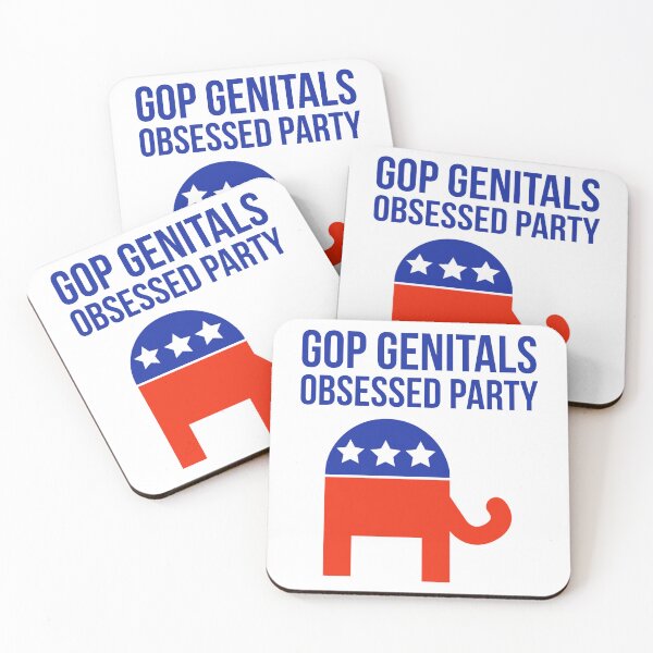 Item preview, GOP genitals obsessed party  designed and sold by Rachel the Artist .