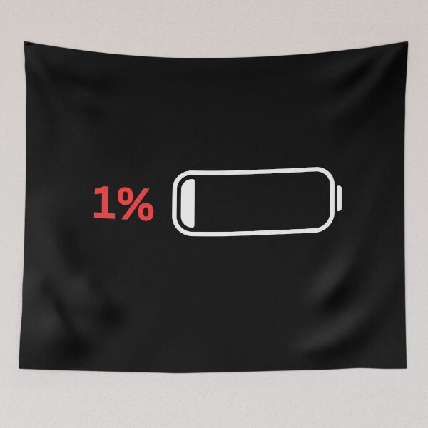 Item preview, Power through with the One Percent Battery designed and sold by ANNINOART ⭐⭐⭐⭐⭐.