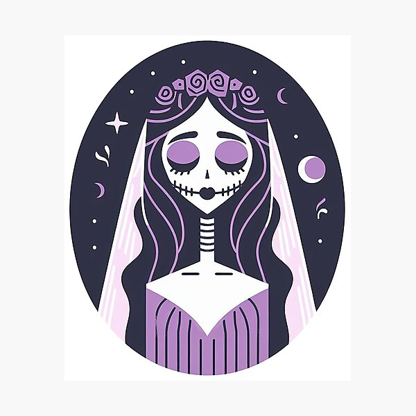 Item preview, Minimalist Corpse Bride designed and sold by ThrdQrtr.