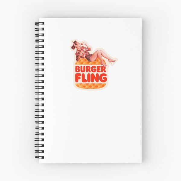 Item preview, Burger Fling designed and sold by Snarrly Illustration.