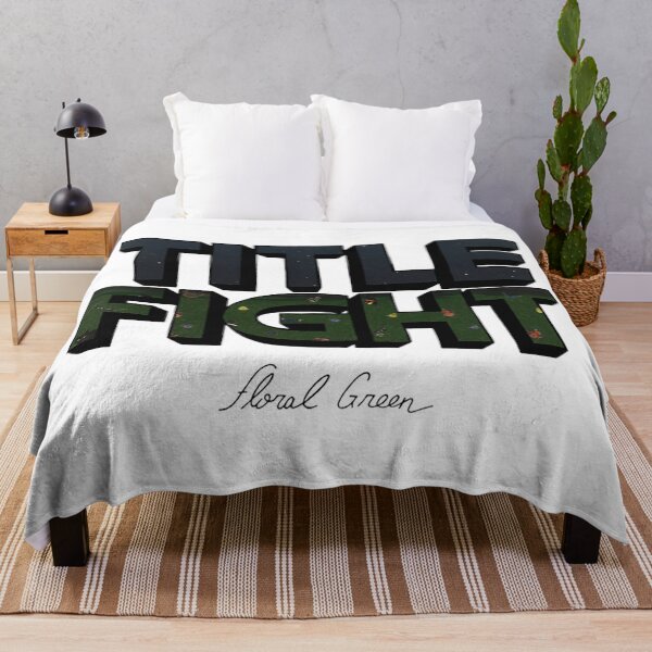 Item preview, Title Fight Floral Green designed and sold by Ronen12.