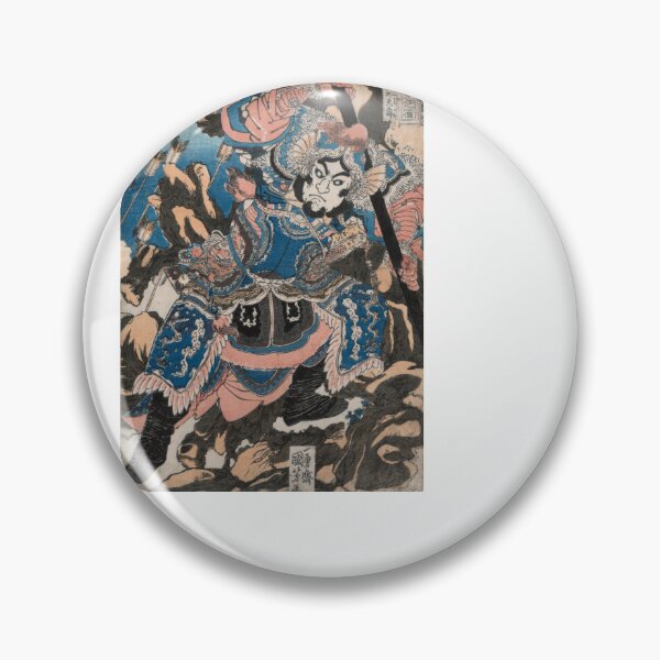 Item preview, Kuniyoshi, 108 Heroes of the Popular Suikoden - Hakumenrokun Teitenja designed and sold by TeeARTHY.
