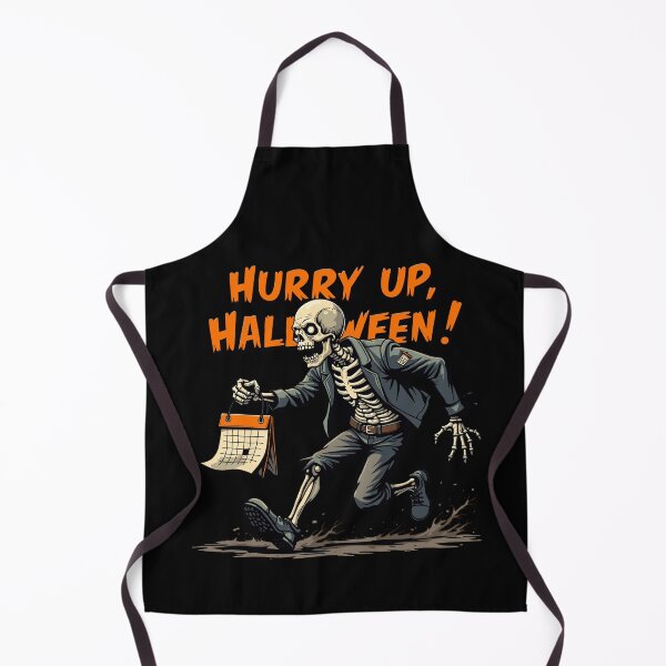 Item preview, Hurry Up Halloween - Excited Skeleton Waiting for Halloween designed and sold by markymaarty.