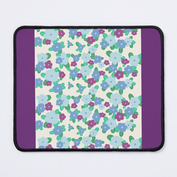 Item preview, Blue and purple flowers designed and sold by CoraNais.
