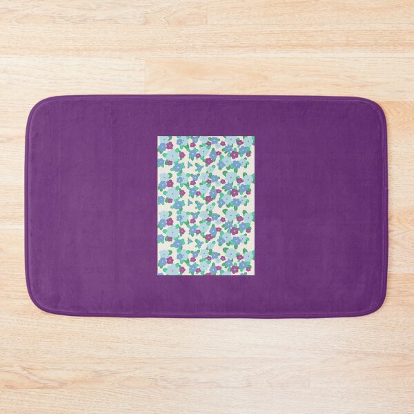 Item preview, Blue and purple flowers designed and sold by CoraNais.