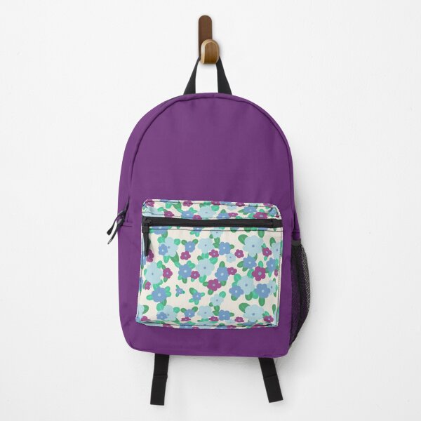 Item preview, Blue and purple flowers designed and sold by CoraNais.