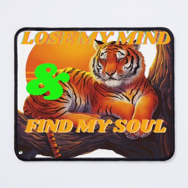 Item preview, "A relaxed tiger contemplating the tranquil forest atmosphere at sunset" designed and sold by MAR1RJD.